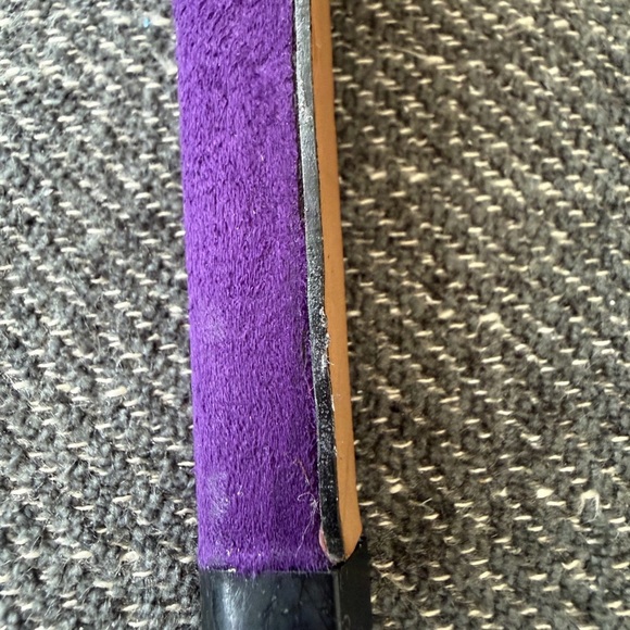 EUC Thalia Sodi Womens Ohlivia Lace Up Faux Suede Ankle Booties In PLUM Size 7.5 - Picture 6 of 15